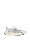 Dsquared2 Silver Sprinter Sneakers In White