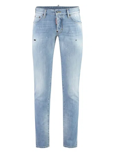 DSQUARED2 MEN'S STRETCH COTTON JEANS