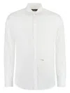 Dsquared2 Stretch Cotton Shirt In White