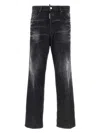 Dsquared2 Dsquared Black Stretch Denim Skater Jeans