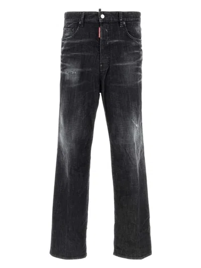 DSQUARED2 MEN'S STRETCH DENIM LOOSE JEANS