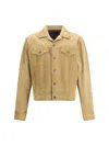 Dsquared2 Men Suede Jacket In Neutral