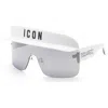 Dsquared2 Men's 99mm White Sunglasses