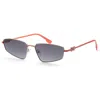 Dsquared2 Men's 60mm Palladium Orange Sunglasses