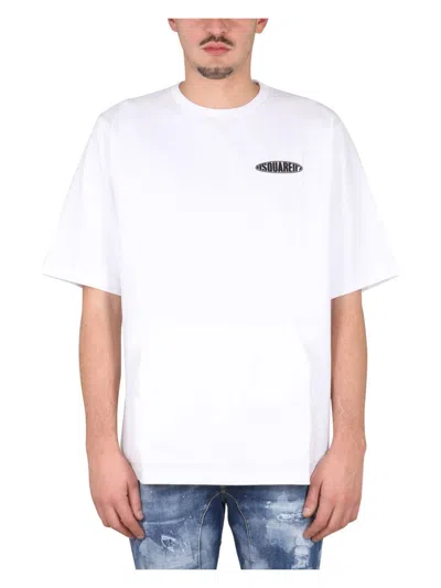 DSQUARED2 MEN'S SURF BOARD SKATER T SHIRT