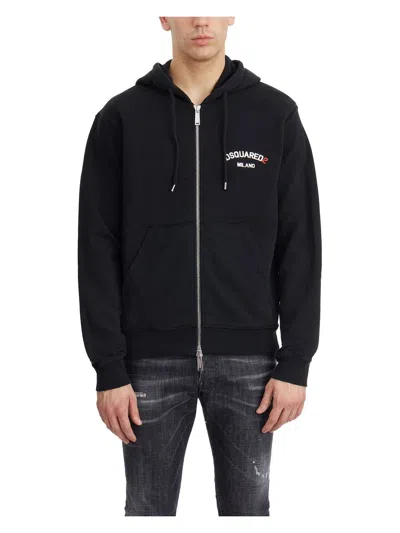 DSQUARED2 MEN'S SWEATSHIRT WITH HOODIE AND ZIP