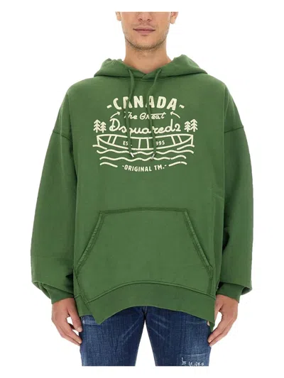 DSQUARED2 MEN'S SWEATSHIRT WITH LOGO