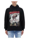 Dsquared2 Dsquared Men Sweatshirt With Logo Print In Black