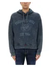 Dsquared2 Cypro Hoodie In Blue