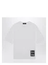 Dsquared2 Logo Patch Crewneck T-shirt In White