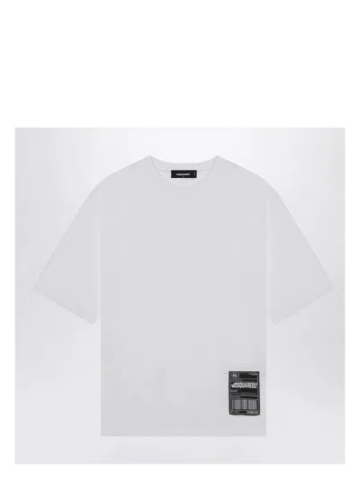 DSQUARED2 MEN'S T-SHIRT WITH LOGO PATCH