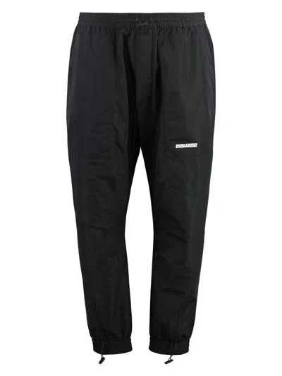 Dsquared2 Men's Techno Fabric Track Pants In Black