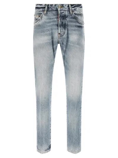 Dsquared2 Men London Bro Straight Jeans In Blue