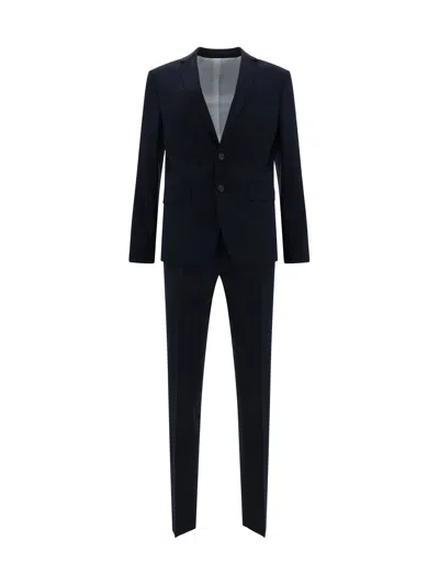 Dsquared2 Men Virgin Wool Suit In Blue
