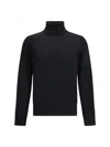 Dsquared2 Wool Turtleneck Sweater Sweaters And Cardigans Black In Black