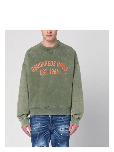 Dsquared2 Men's Washed Sweatshirt With Logo