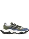 Dsquared2 Wave Low-top Sneakers In Grigio Blu Militare