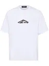 Dsquared2 Men White Cotton T-shirt In White
