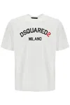 Dsquared2 Men's White Cotton T-shirt With Logo
