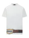 Dsquared2 White Crew Neck T-shirt In White