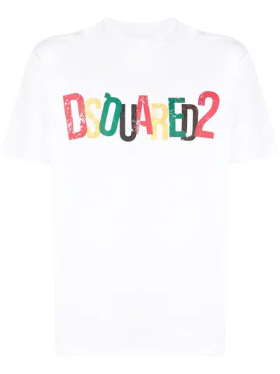 Dsquared2 Men's White Ss23 T-shirt
