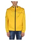 Dsquared2 Dsquared Men Windbreaker With Logo In Yellow