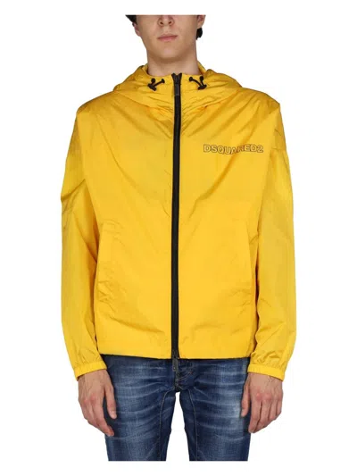 DSQUARED2 MEN'S WINDBREAKER WITH LOGO