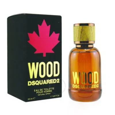 Dsquared2 Men's Wood Edt Spray 1.7 oz Fragrances 8011003845699 In Yellow/purple/green/white