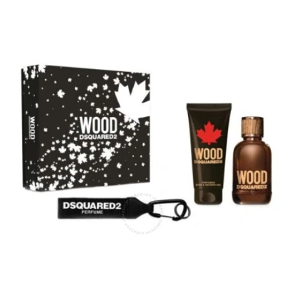 Dsquared2 Men's Wood Gift Set Fragrances 8011003877256 In Violet / White