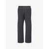 Dsquared2 Mens Charcoal Gym Zipped-cuffs Cotton-jersey Jogging Bottoms In Charcoal