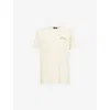 Dsquared2 Mens Light Beige Logo Graphic-print Cool-fit Cotton T-shirt In Neutral