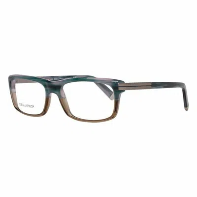 Dsquared2 Men'spectacle Frame  Dq5010-065-54 Blue ( 54 Mm) ( 54 Mm) Gbby2 In Gray