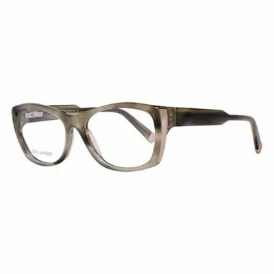 Dsquared2 Men'spectacle Frame  Dq5077-098-54 Brown ( 54 Mm) ( 54 Mm) Gbby2 In Black