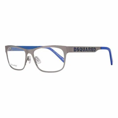 Dsquared2 Men'spectacle Frame  Dq5097-015-54 Silver ( 54 Mm) ( 54 Mm) Gbby2 In Multi