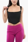 Dsquared2 Mesh-panels Corset Top
