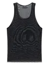 Dsquared2 Mesh Tank Top In Black