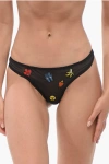 Dsquared2 Mesh Thong Slip With Patches