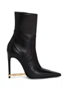 Dsquared2 메탈 바 힐 앵클 부츠 In Black