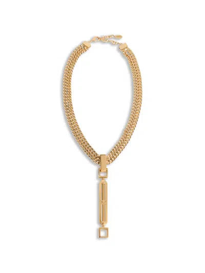Dsquared2 Metal Bar Necklace In Gold