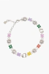 Dsquared2 Metal Bracelet Embellished With Charms And Crystals Grösse Unica