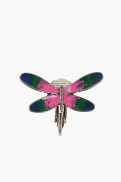Dsquared2 Metal Clip-on Single Earring With Butterfly Shaped Detail Grösse Unica