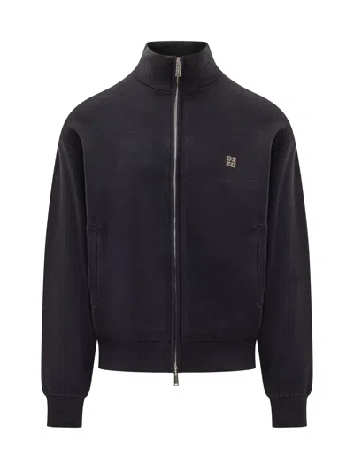 Dsquared2 Metal D2 Cardigan In Navy Blue