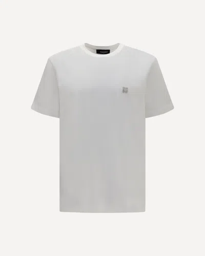 Dsquared2 Metal D2 Cotton T-shirt In Animal Print