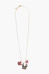Dsquared2 Metal Gaming Necklace Embellished With Rhinestones Grösse Unica
