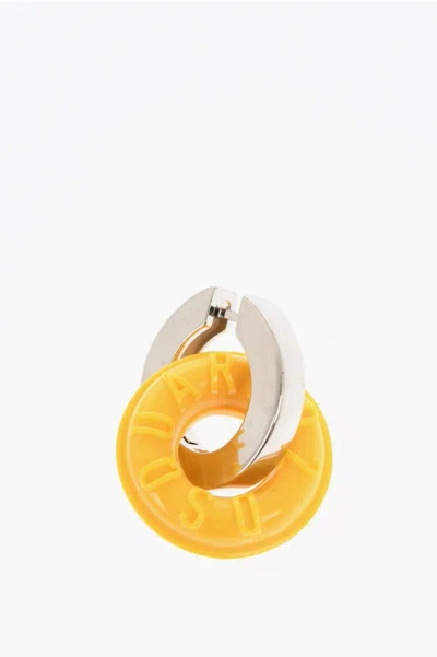 Dsquared2 Metal Gaming Single Earring With Resin Detail Grösse Unica