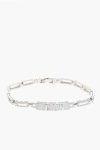 DSQUARED2 METAL ICON CLUBBING BRACELET EMBELLISHED WITH RHINESTONES