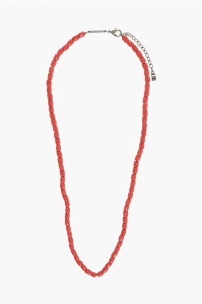 Dsquared2 Metal Necklace With Resin Details