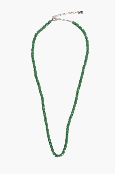 Dsquared2 Metal Necklace With Resin Details