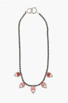 Dsquared2 Metal Pant's Chain Embellished With Rhinestones Grösse Unica