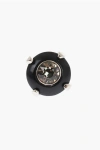 Dsquared2 Metal Pin With Central Crystal Grösse Unica